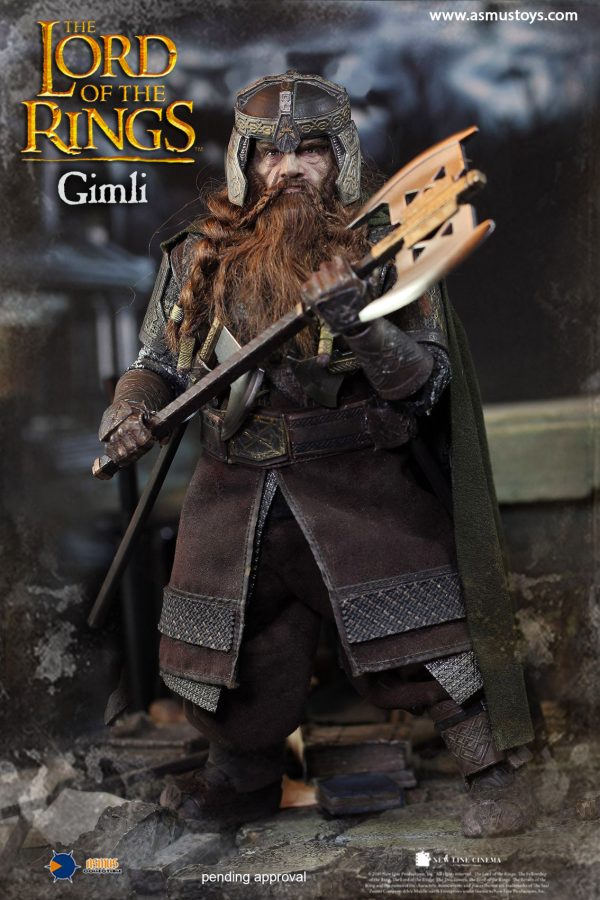 Asmus Toys 1 6 12  LOTR018 Heroes of Middle-Earth The Lord Of The Rings Gimli Action Figure For Cheap