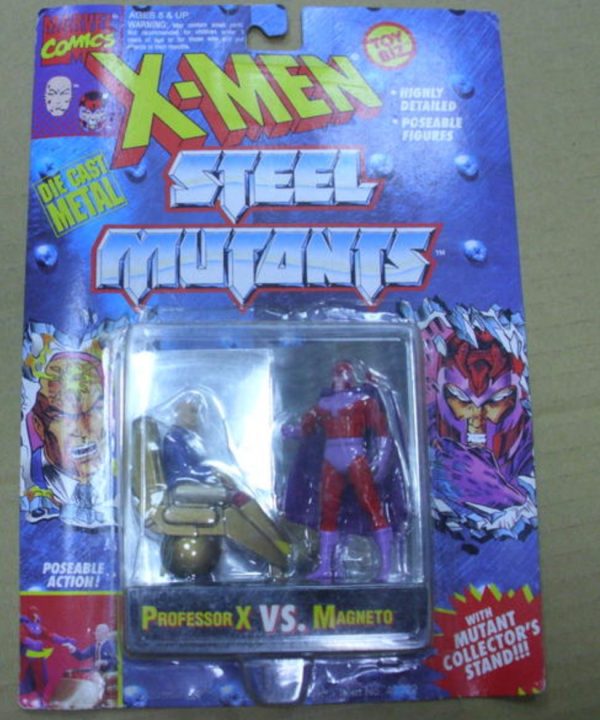 Toybiz Marvel Comics X-Men Steel Mutants Professor X vs Magneto Action Figure Cheap