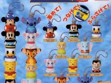 Yujin Disney Gashapon Totem Pole Part Special 10 Swing Strap Figure Set Online Hot Sale