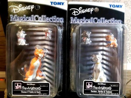 Tomy Disney Magical Collection The Aristocats 079 Thomas O Malley Marie 080 Duchess Berlioz Toulouse 2 Trading Figure Set Supply