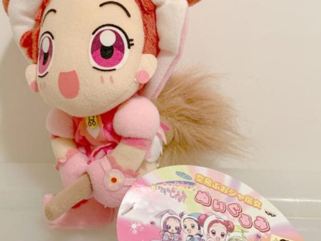 Banpresto 2001 Magical Ojamajo Do Re Mi Doremi Harukaze w  Broom 6  Collection Plush Doll Figure For Discount