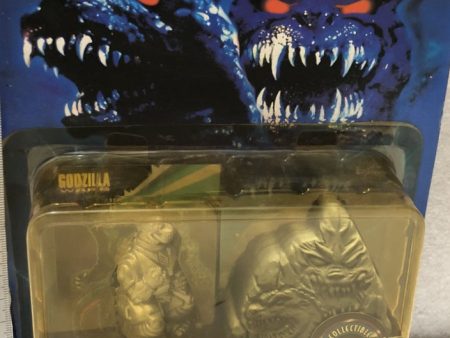 Trendmasters Godzilla Wars Collectible Monster w  Mountain Case Mecha Godzilla 3  Trading Figure on Sale