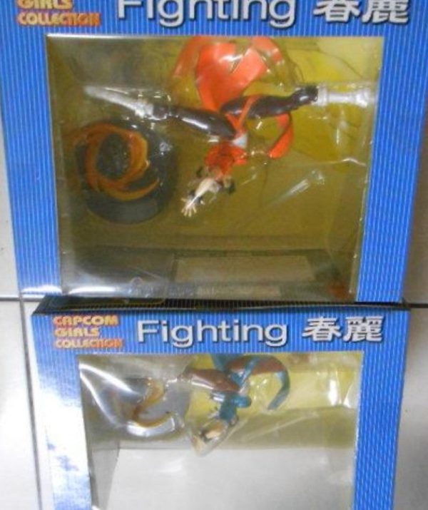 Yamato Street Fighter Capcom Girls Collection Fighting Chun Li Blue & Orange ver Pvc Figure Set Online Hot Sale