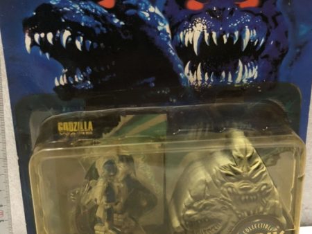 Trendmasters Godzilla Wars Collectible Monster w  Mountain Case Moguera 3  Trading Figure Sale