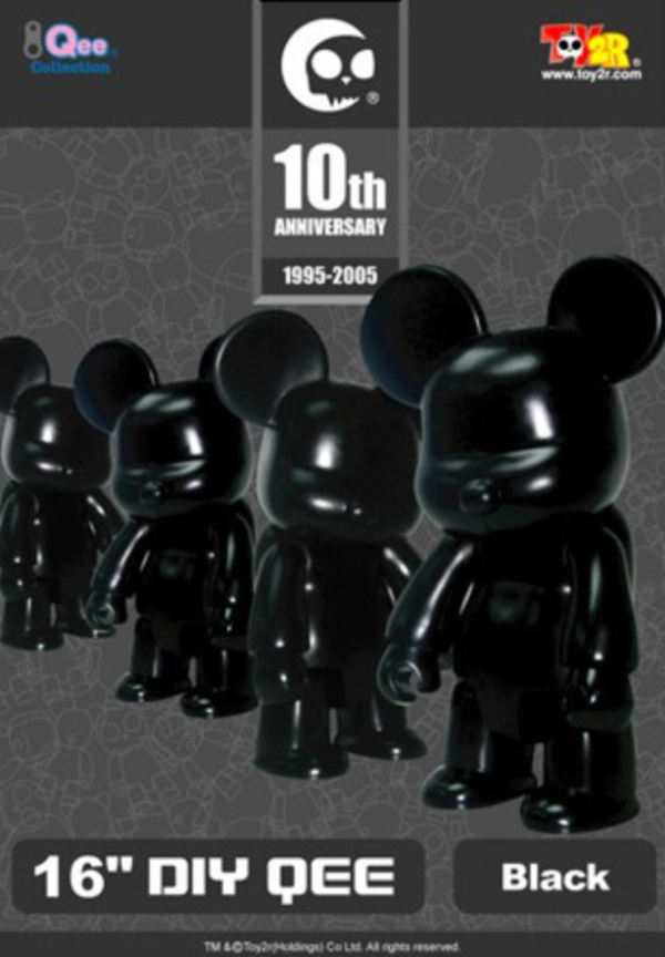 Toy2R Qee Do It Yourself DIY 10 Anniversary ver White & Black ver 12  Vinyl Figure Set Fashion