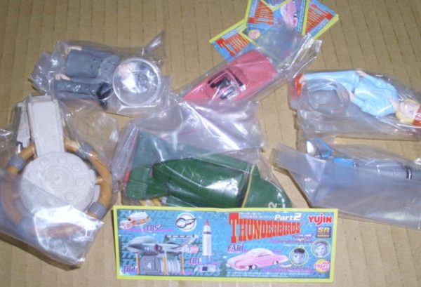 Yujin Gerry Anderson Thunderbirds Gashapon Part 2 5 Mini Trading Collection Figure Set Online Sale