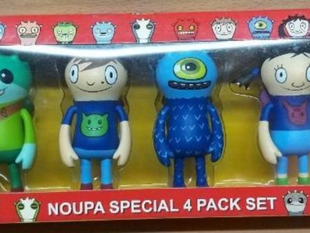 2004 David Horvath Flying Cat Noupa Special 4 Pack 3  Vinyl Figure Set Hero Noupa Maker D Made Man Maker S Discount