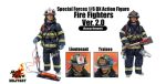 Hot Toys 1 6 12  Military Special Forces DX Fire Fighters ver 2.0 Assortment Lieutenant Trainee 2 Action Figure Set For Cheap