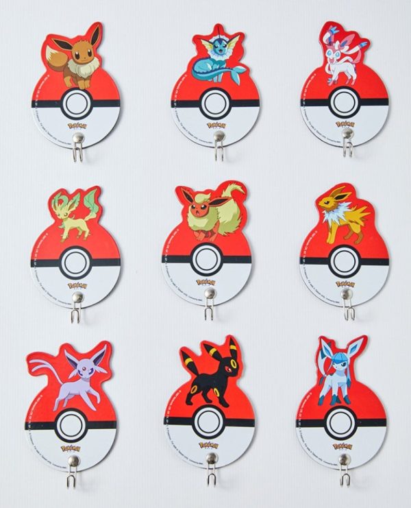 Yendar Taiwan Limited Pokemon Pocket Monster Eevee 9 Magnet Hook Trading Figure Set Online Sale