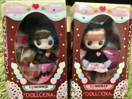 Tomy Dollcena Disney I Love Mickey & I Love Minnie 2 Doll Figure Set Cheap