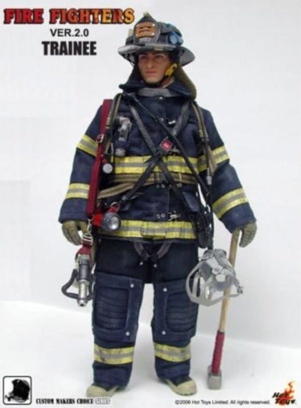 Hot Toys 1 6 12  Military Special Forces DX Fire Fighters ver 2.0 Assortment Lieutenant Trainee 2 Action Figure Set For Cheap