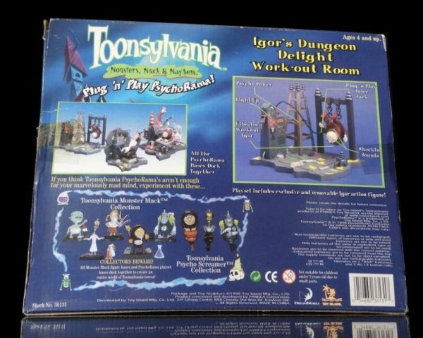 Toy Island Toonsylvania Monsters Muck Mayhem Igor s Dungeon Delight Work Out Room Trading Figure Supply