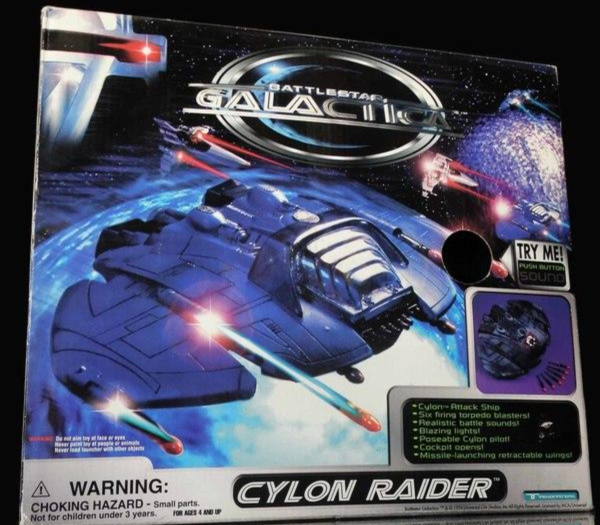 Trendmasters Battlestar Galactica Cylon Raider Action Figure Online now