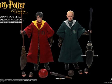 Star Ace Toys 1 6 12  Harry Potter and the Chamber of Secrets Harry Potter & Draco Malfoy Quidditch ver Action Figure Discount