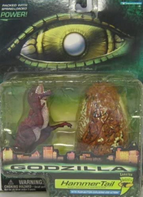 Trendmasters Genuine Godzilla Hammer Tail Baby Godzilla Hatchling Action Figure Online Hot Sale