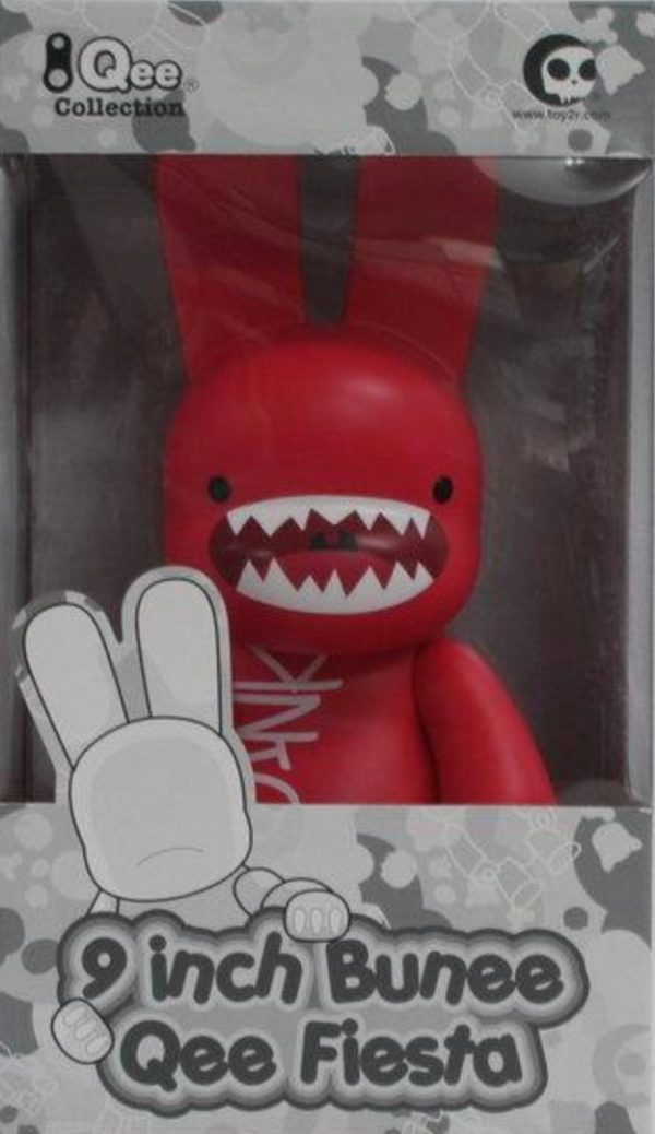 Toy2R 2006 Charlie Calderin Bunee Qee Festa Doink Red ver 9  Vinyl Figure Supply