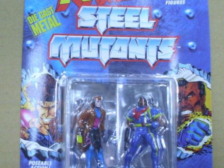 Toybiz Marvel Comics X-Men Steel Mutants Gambit vs Bishop Action Figure Online Sale