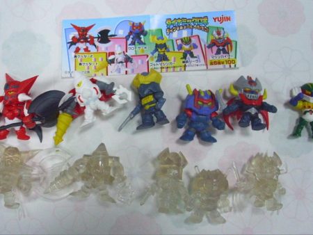 Yujin Super Robot Wars SRW Gashapon 6+6 12 Trading Figure Set For Sale