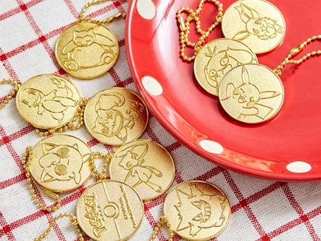 Yendar Taiwan Limited Pokemon Pocket Monster 10 Golden Coin Strap Trading Figure Set Online Sale