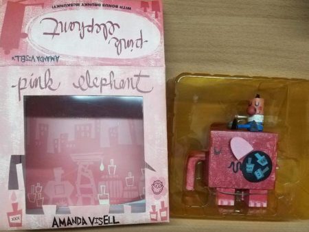 Amanda Visell 2007 Munky King Pink Elephant Pink ver 6  Vinyl Figure For Sale