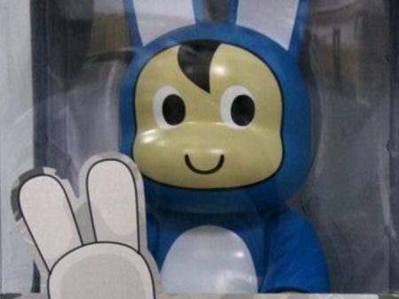 Toy2R 2006 Frank Kozik Bunee Qee Festa Happy Boy Blue ver 9  Vinyl Figure Fashion